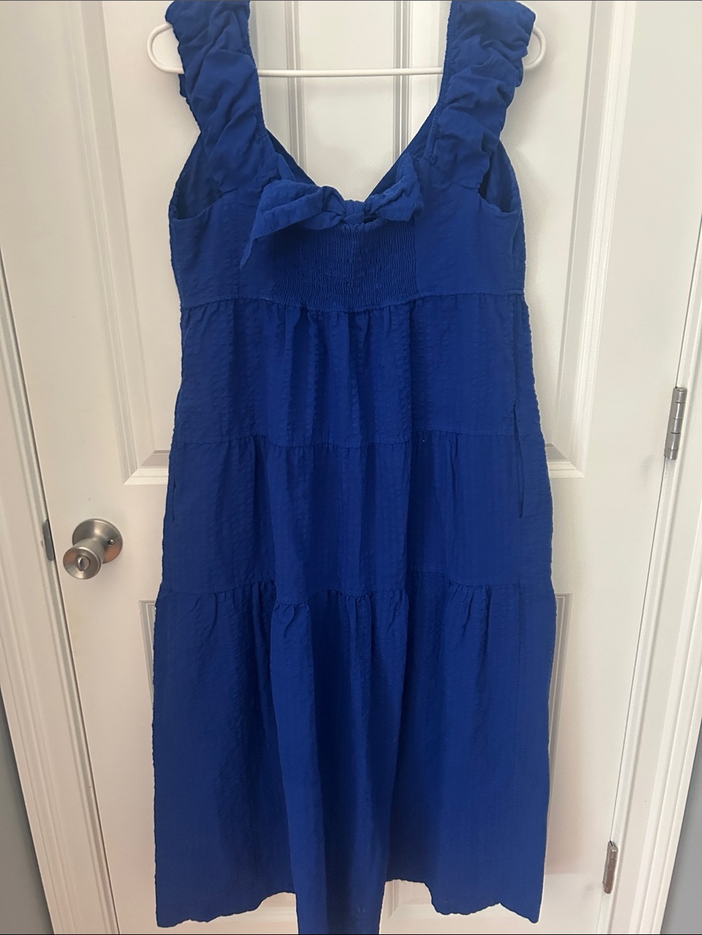 Old Navy Royal Blue Tiered Maxi Dress - Picture 3 of 3